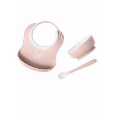 BabyBjörn - Matningsset, 3 delar - Blekrosa
