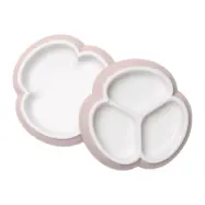 Babybjörn tallriksset 2-pack, blekrosa
