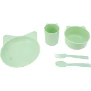 Barnservis 5 delar Grön - Leksaksaffären -  Leksaksaffären