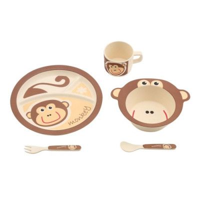 Barnservis i Bambu (Apa)