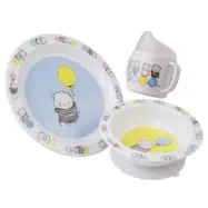 Dacapo Silver - Barnservis Hilda&Hugo Melamin 3-Delar