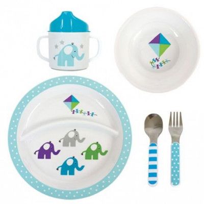 JaBaDaBaDo Barnservis Elefant (Blå)