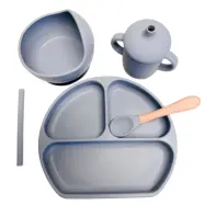 Leklyckan - Silikonservis Skogsvänner Soft Beige