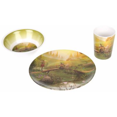 Mumin Melaminservis 3-delar (Sommar)