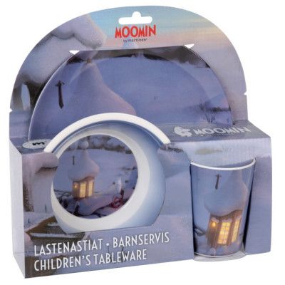 Mumin Melaminservis 3-delar (Vinterskrud)