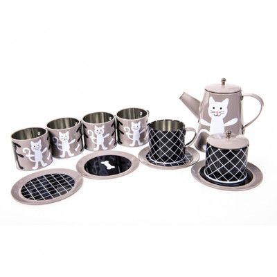 Pellianni - Tin Tea Set Grey