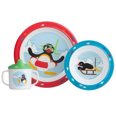 Rätt Start barnservis 3 delar, Pingu