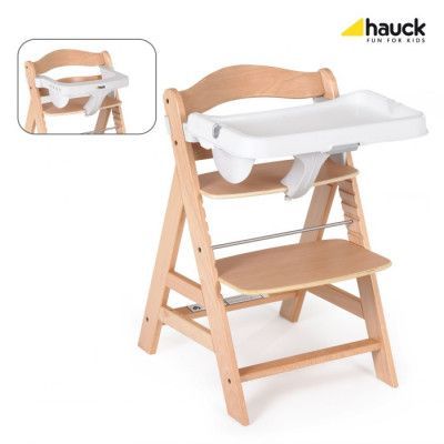 Hauck Bricka för Matstol Alpha Vit