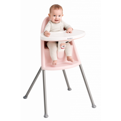 BABYBJÖRN Matstol Blekrosa/grå