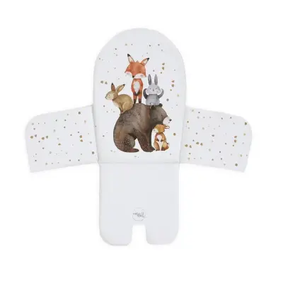 Ceba baby matstolsdyna vattenavvisande, forest friends