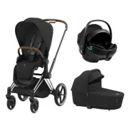 Cybex Priam duovagn + Axkid Gokid babyskydd&bas