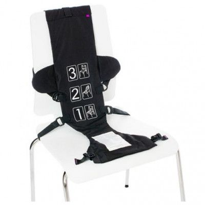 In the pocket baby Barnsits (Svart)