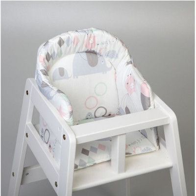 NG Baby Matstolsdyna Circus (Rosa)