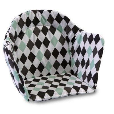 NG Baby, Matstolsdyna Harlequin Svart
