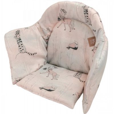 NG Baby Matstolsdyna Woods&Fairytales (Rosa)