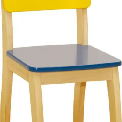Roba - Matstol 61 X 33 X 33 Cm Gul/Blå