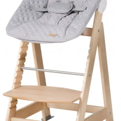 Roba - Matstol Born Up 94 Cm Ljusgrå