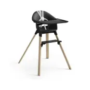 Stokke Clikk matstol, black natural