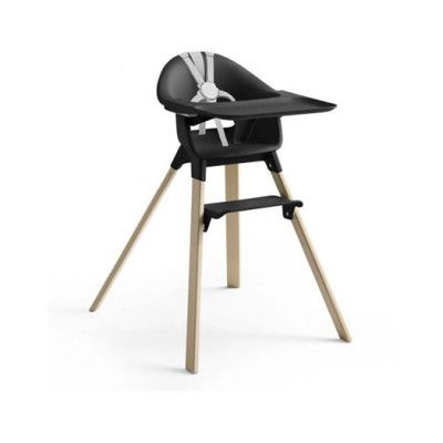 Stokke Clikk matstol, black natural