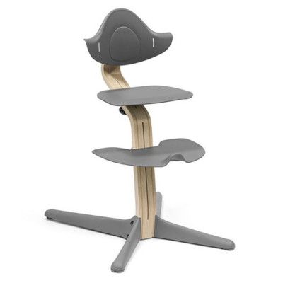 Stokke Nomi matstol natur, grey