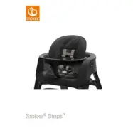 Stokke Steps matstolsdyna, black, Black