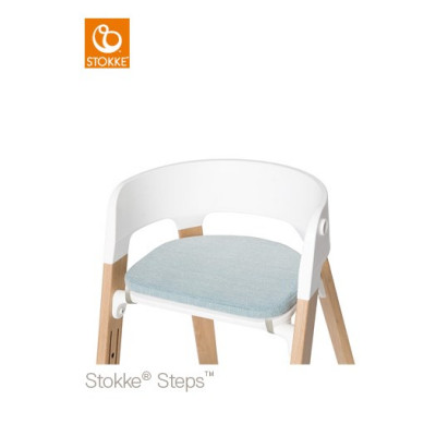 Stokke Steps matstolsdyna junior, jade twill