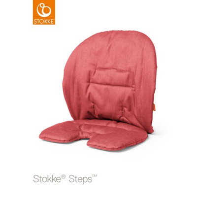 Stokke Steps matstolsdyna, röd