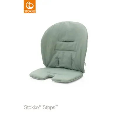 Stokke Steps matstolsdyna, timeless green eko, Timeledd green eko