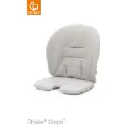 Stokke Steps matstolsdyna, timeless grey eko, timeless grey