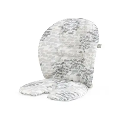 Stokke Steps matstolsdyna, waves grey, waves grey