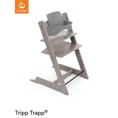 Stokke Tripp Trapp matstol oak + babyset/bygel, valfri färg