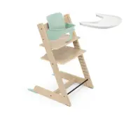 Stokke Tripp Trapp matstol oak&babyset/bygel + bricka, valfri färg