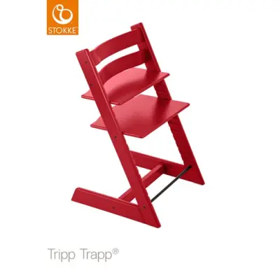 Stokke Tripp Trapp matstol, röd, Röd