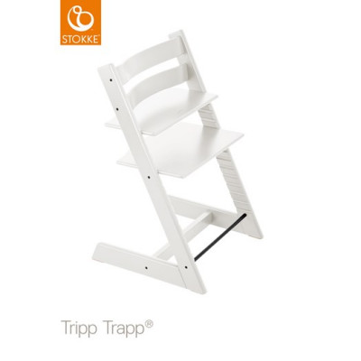 Stokke Tripp Trapp matstol, vit, Vit