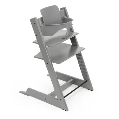 Stokke Tripp Trapp matstolspaket med babyset, storm grey
