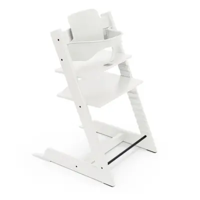 Stokke Tripp Trapp matstolspaket med babyset, vit