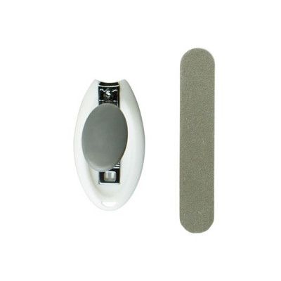 Mininor nagelklippare, vit/grå