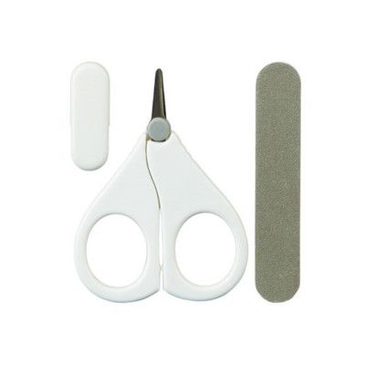 Mininor nagelsax, vit/grå