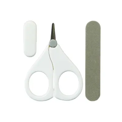 Mininor nagelsax, vit/grå