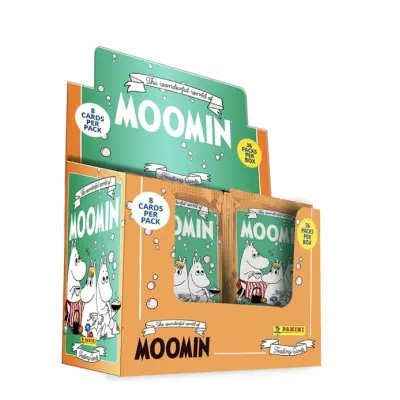 Moomin Samlarbilder Booster Hel Box 36 paket - Mumin -  Leksaksaffären
