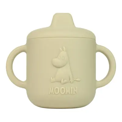Rätt Start drickpipsmugg i silikon, Mumin latte beige