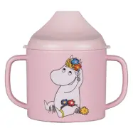 Rätt Start drickpipsmugg spillsäker Mumin Äng rosa