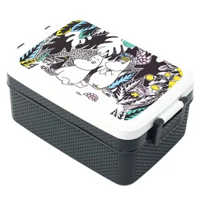 Rätt Start lunchlåda Mumin Djungel, antracit