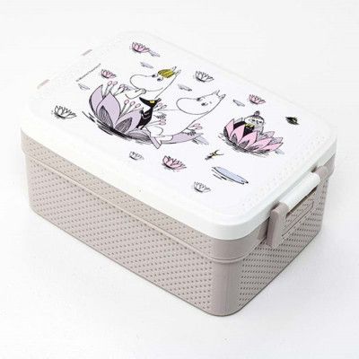 Rätt Start lunchlåda Mumin Djungel, lila/rosa