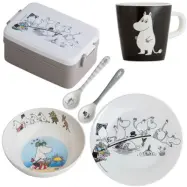 Rätt Start matpaket Mumin svart/grå