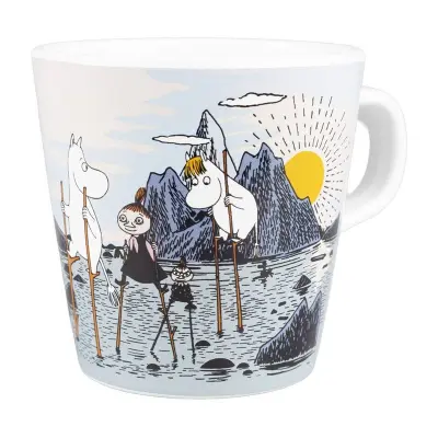 Rätt Start mugg med handtag, Mumin Kobbar&skär