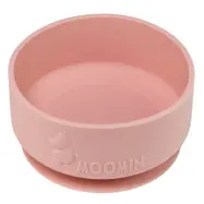 Rätt Start skål i silikon med sugkopp, Mumin rosehip pink