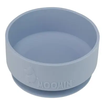 Rätt Start skål i silikon med sugkopp, Mumin sky blue