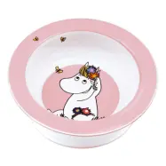 Rätt Start skål med sugkopp, Mumin Äng rosa