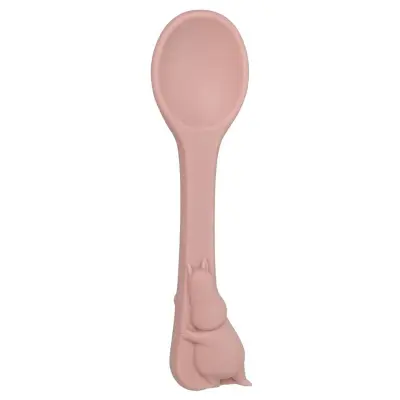Rätt Start sked i silikon, Mumin rosehip pink